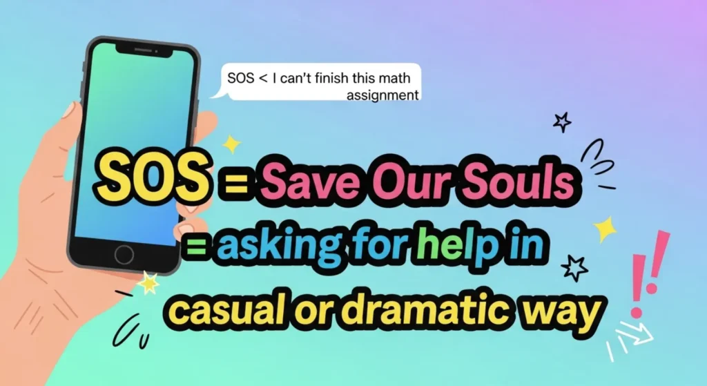 What Does SOS Mean in Text