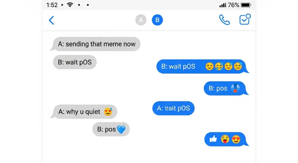 Examples of POS in Conversation