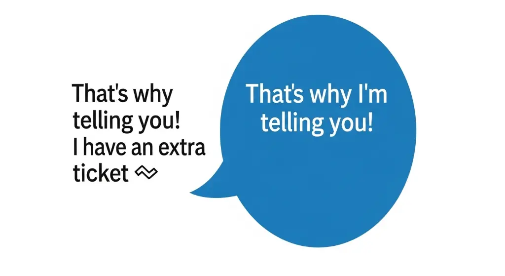 Examples of SPWM in Conversation