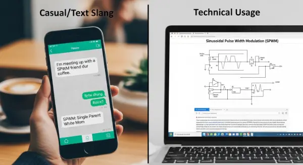 What Does SPWM Mean in Text?