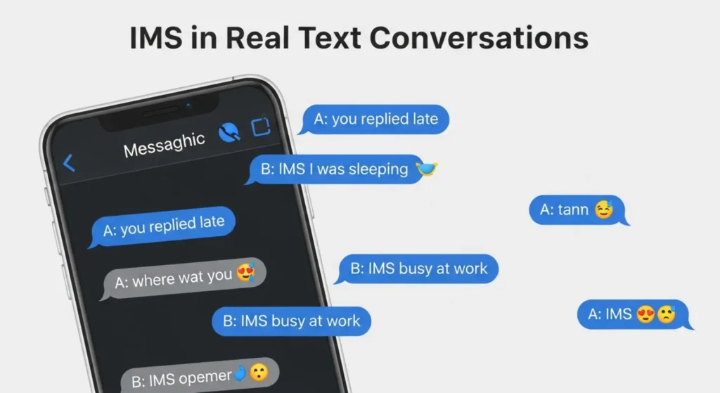 Examples of IMS in Conversation
