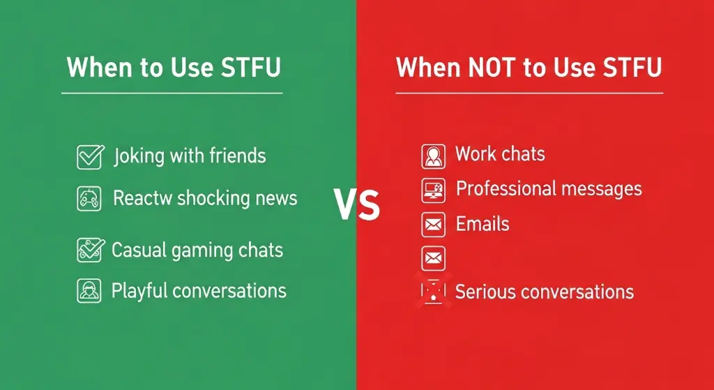 When to Use and When Not to Use STFU