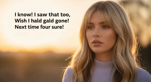 Examples of FOMO in Conversation