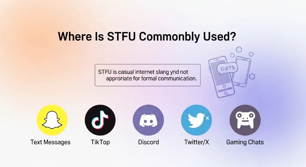 Where Is STFU Commonly Used?