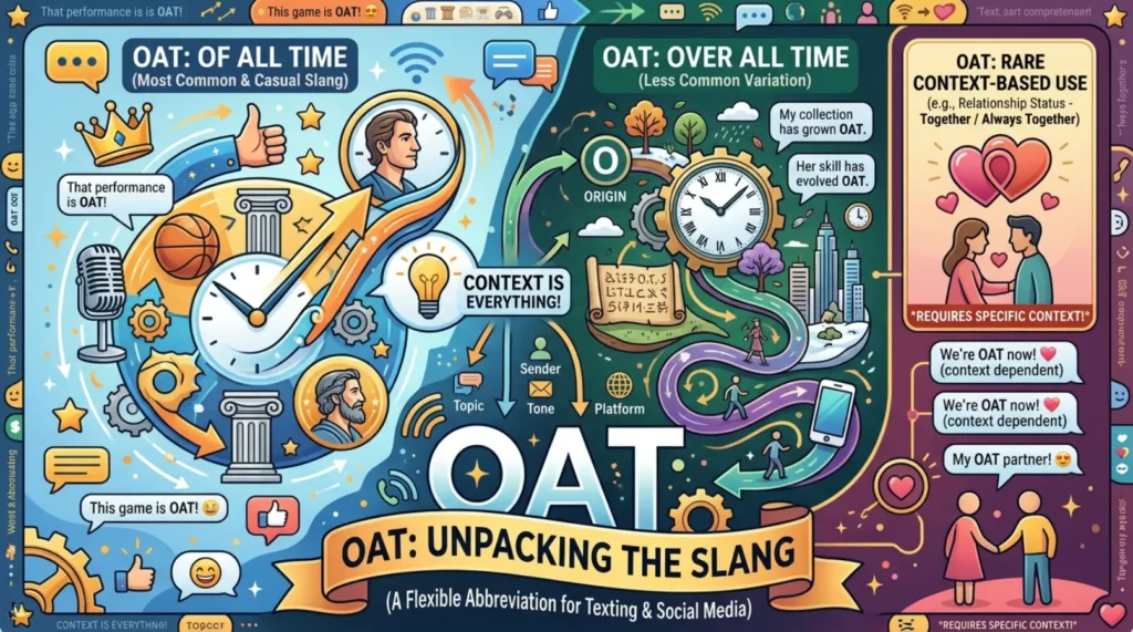 OAT Meaning: “Of All Time”