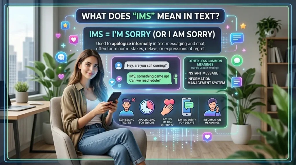 What Does IMS Mean in Text?