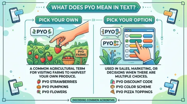What Does PYO Mean in Text