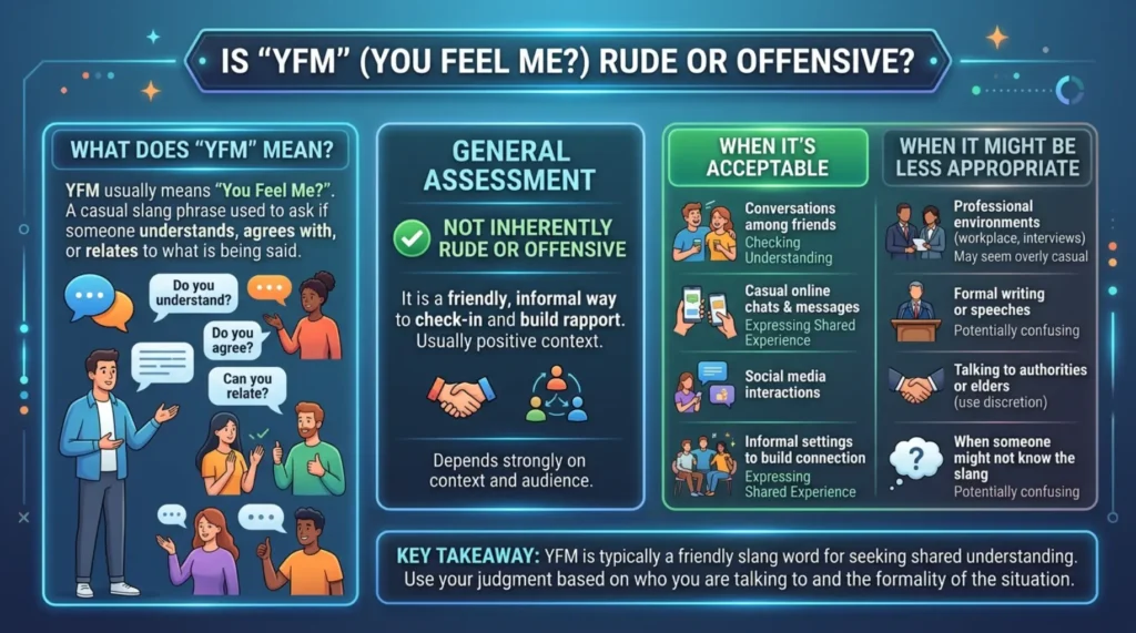 Is YFM Rude or Offensive?