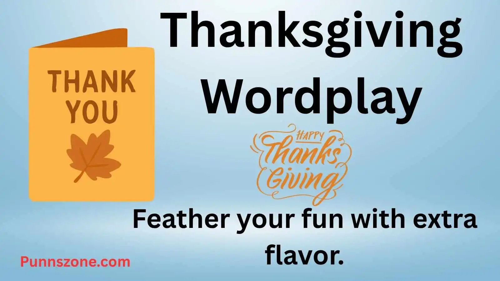 Thanksgiving Wordplay