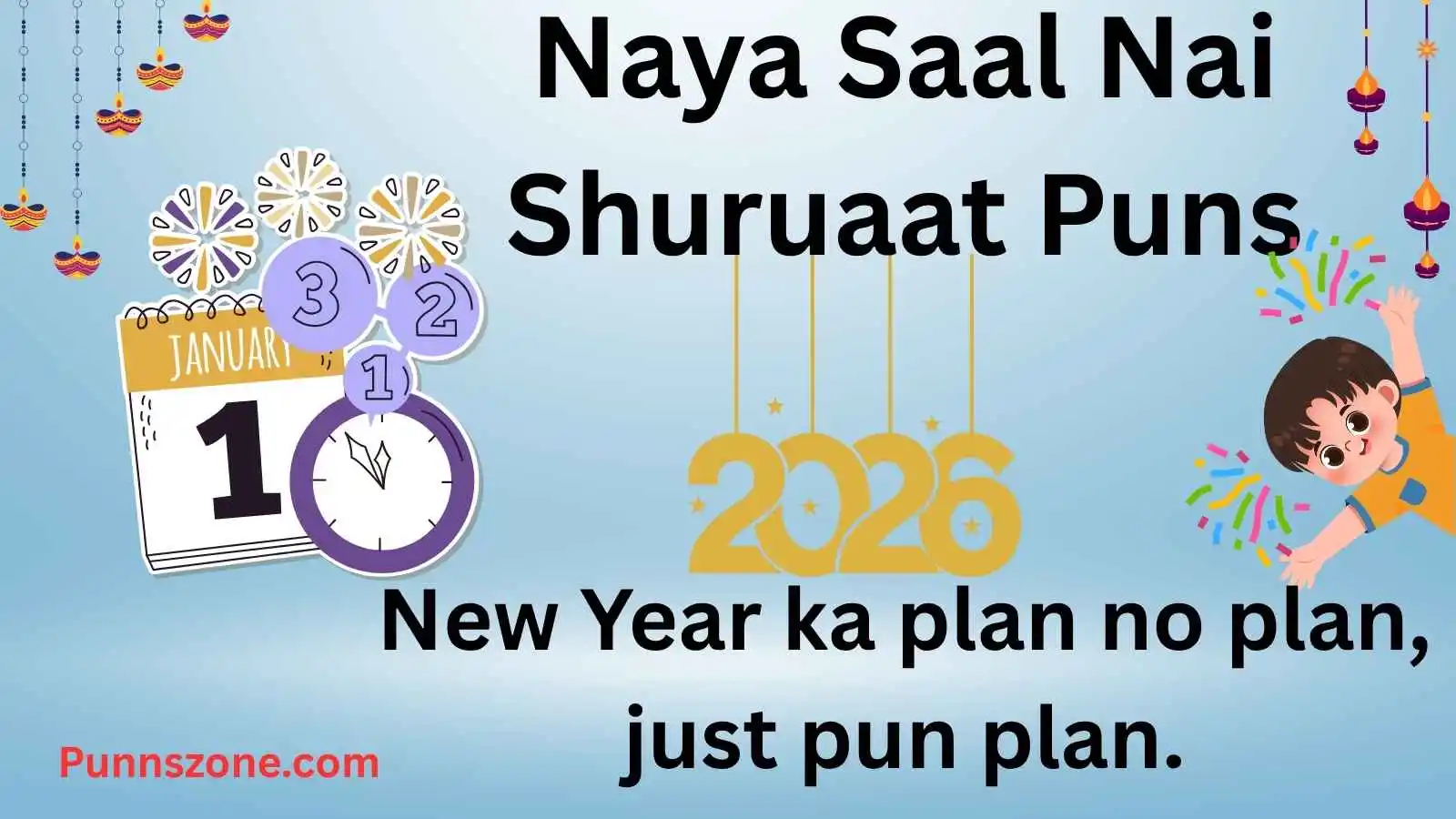 Naya Saal Nai Shuruaat Puns