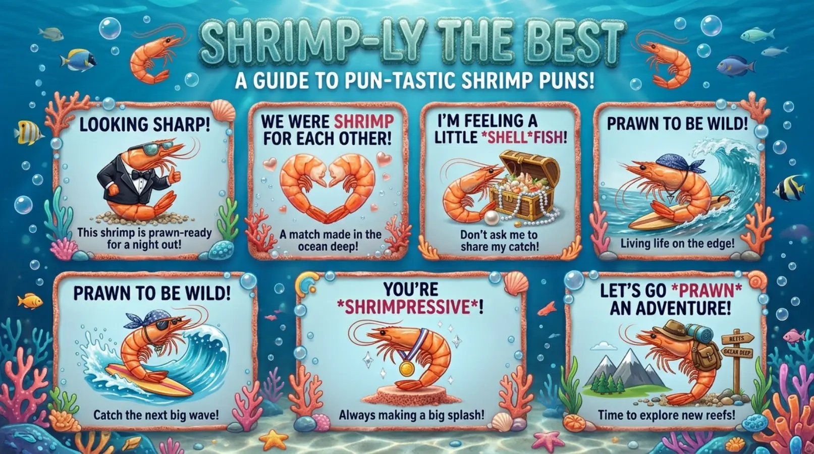 Shrimp Puns