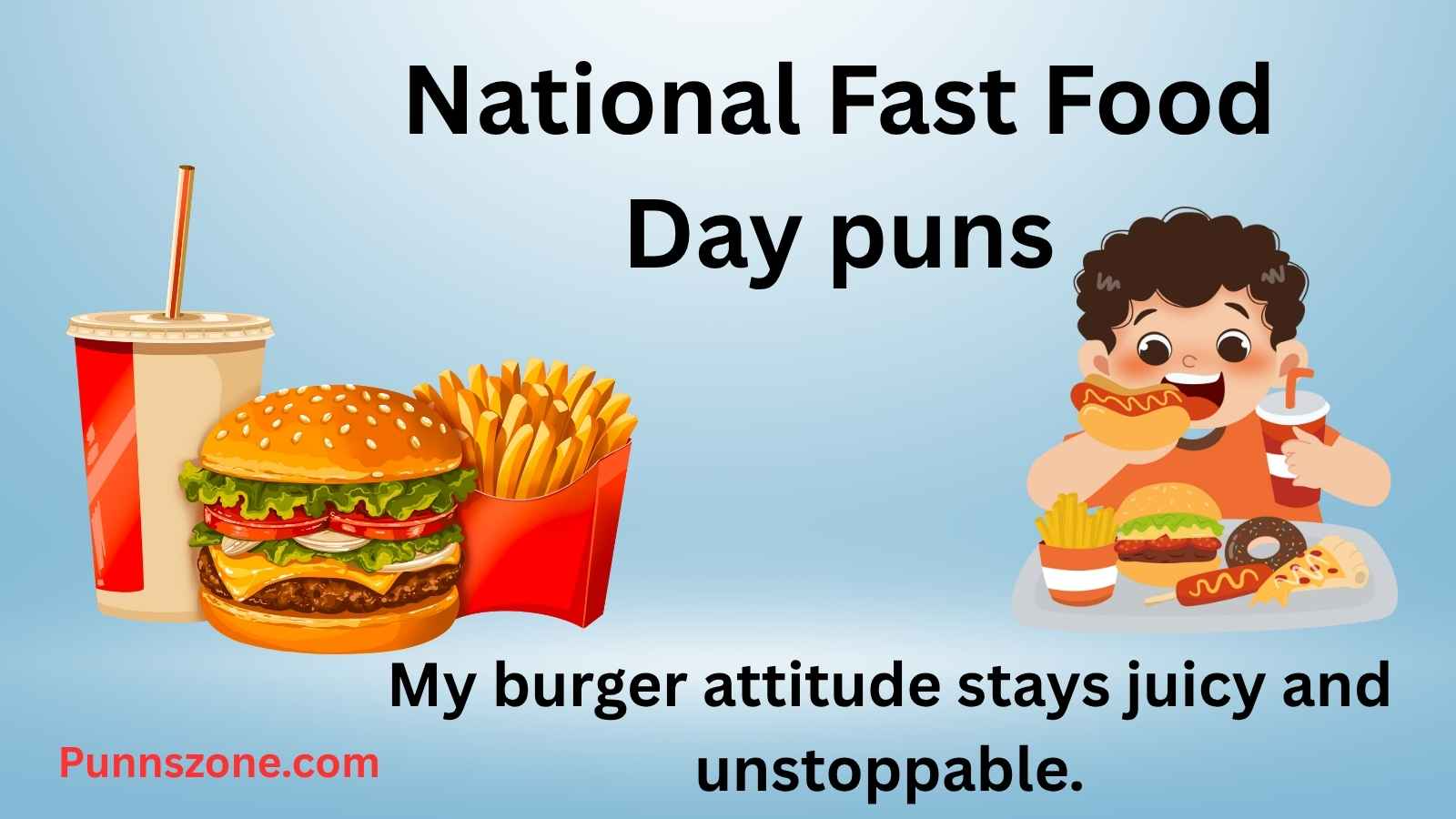 National Fast Food Day puns