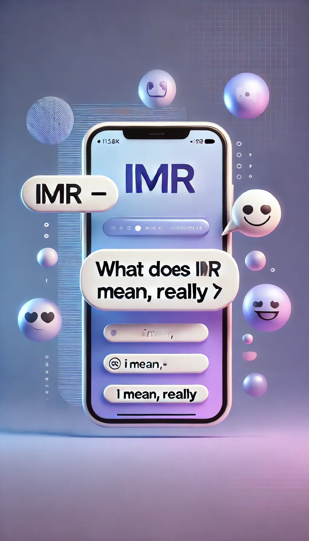 What Does IMR Mean in Text