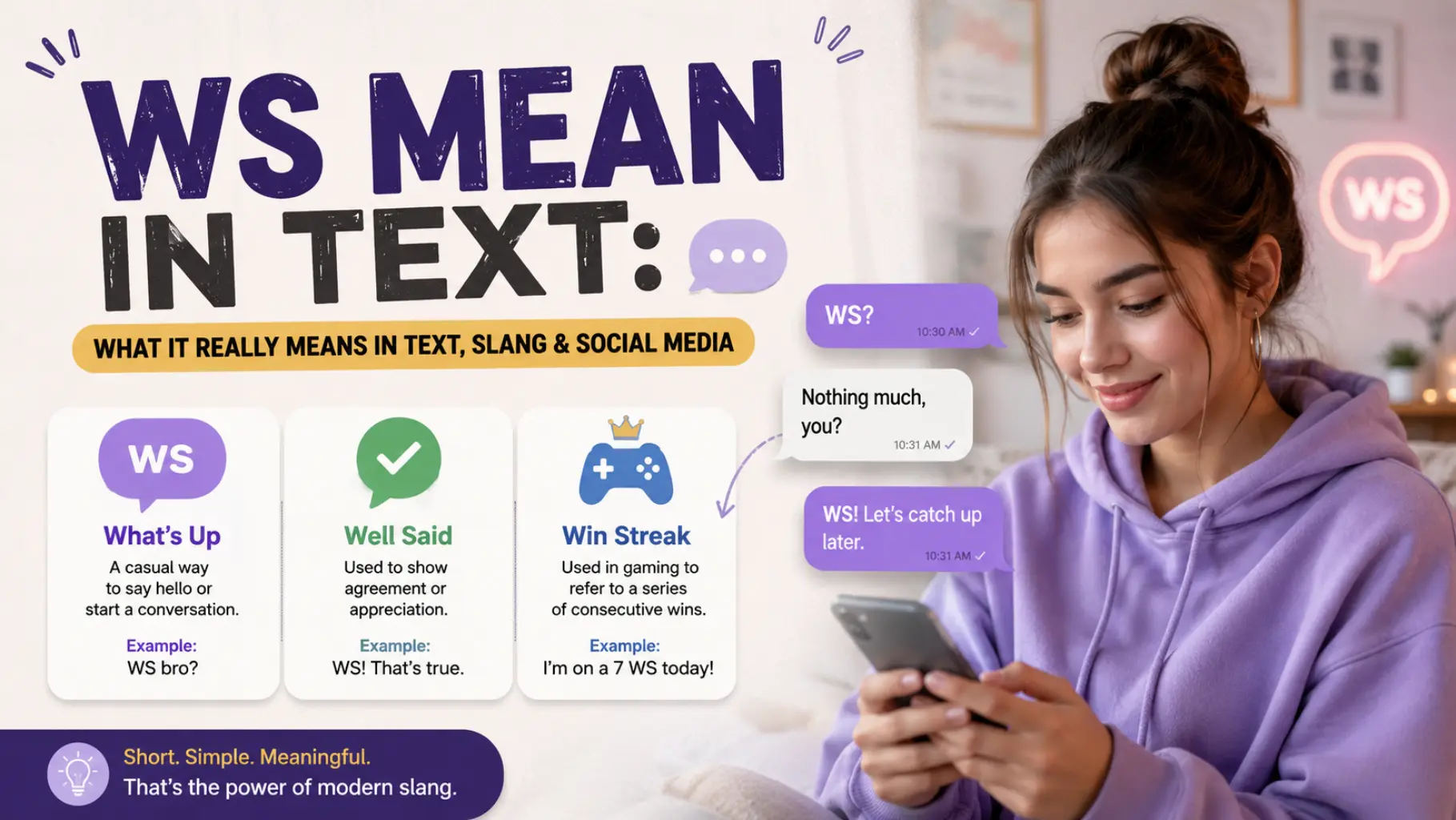 WS Mean in Text