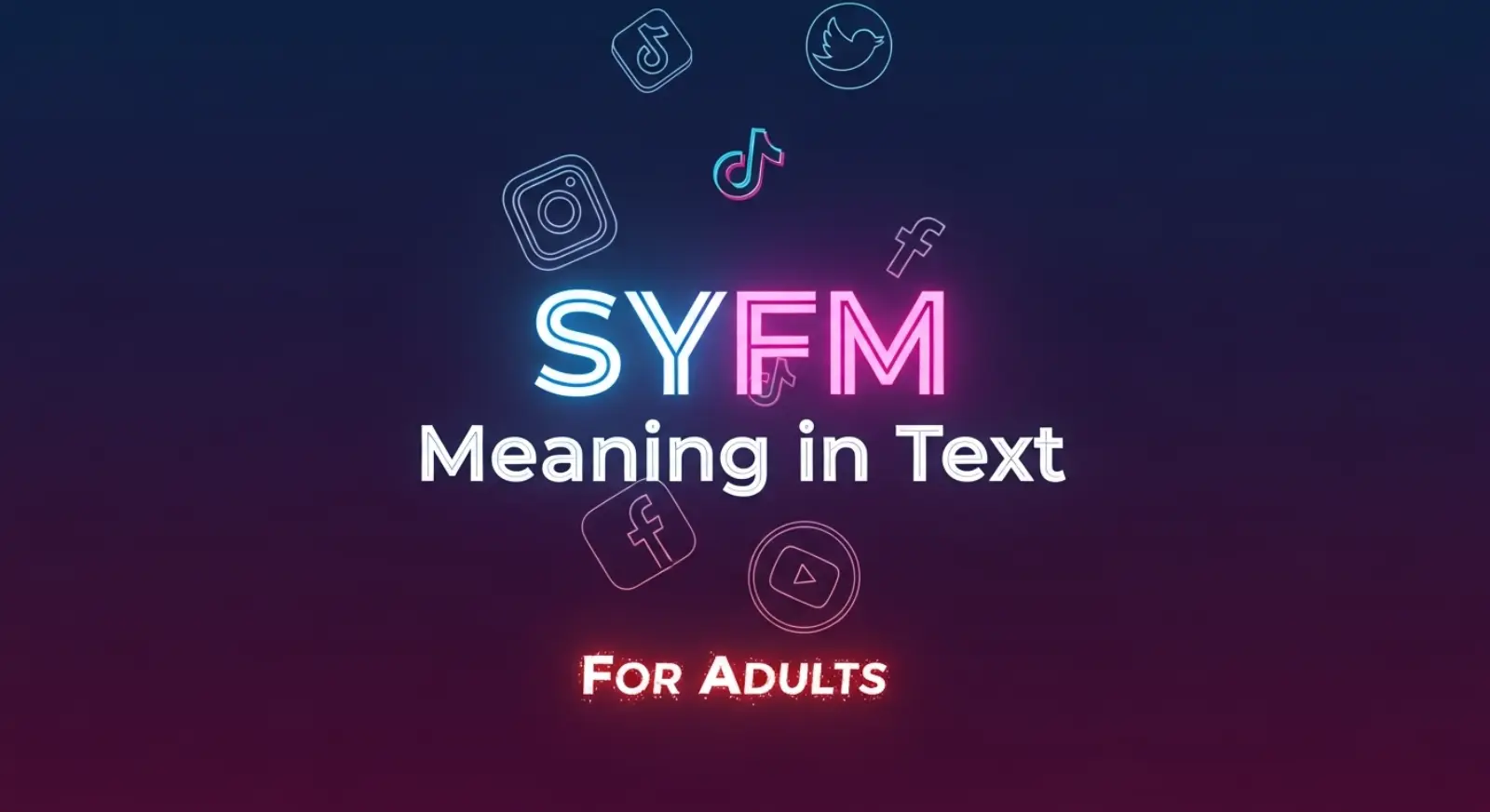 SYFM Meaning in Text