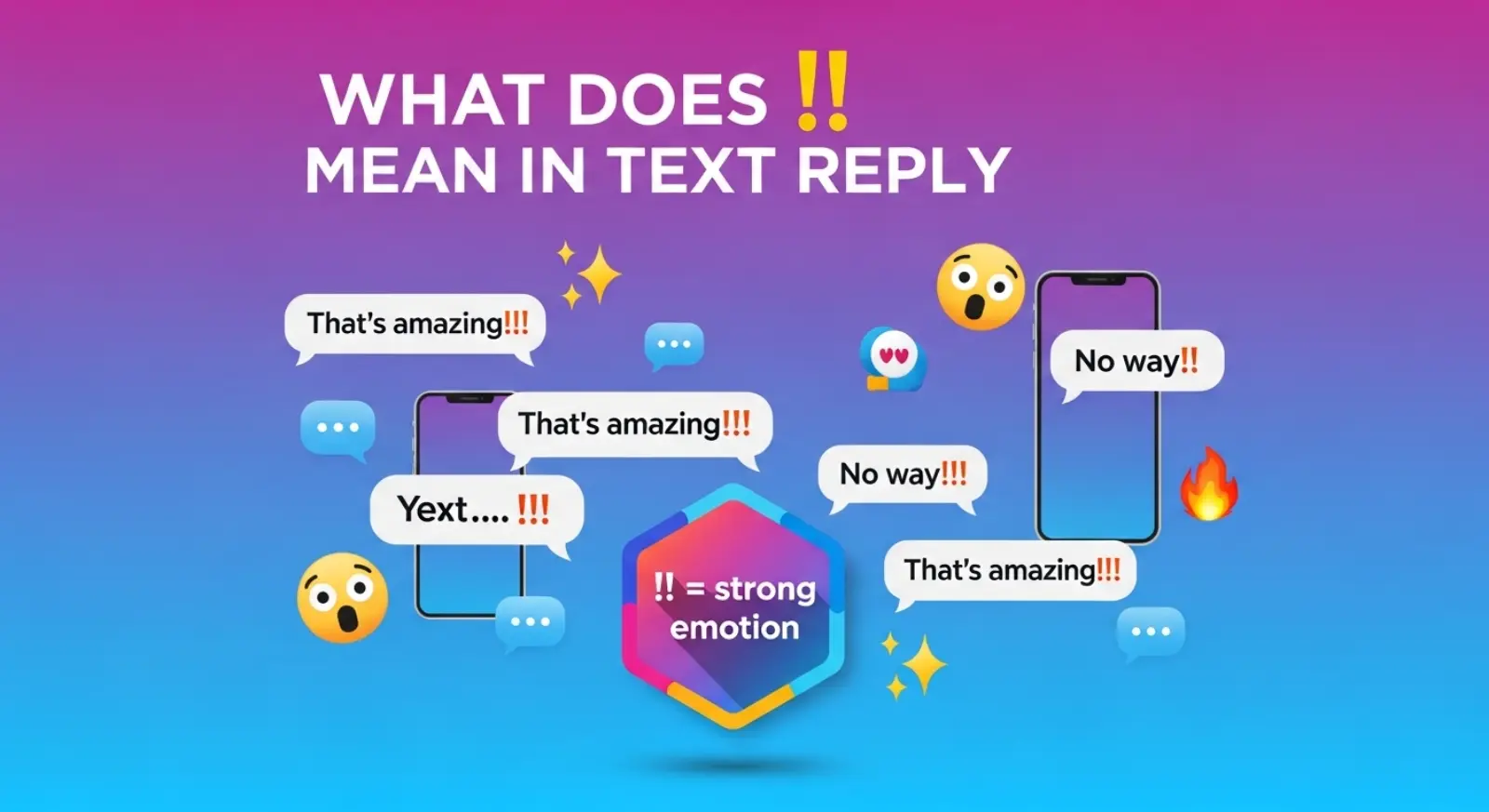 What Does !! Mean in Text?