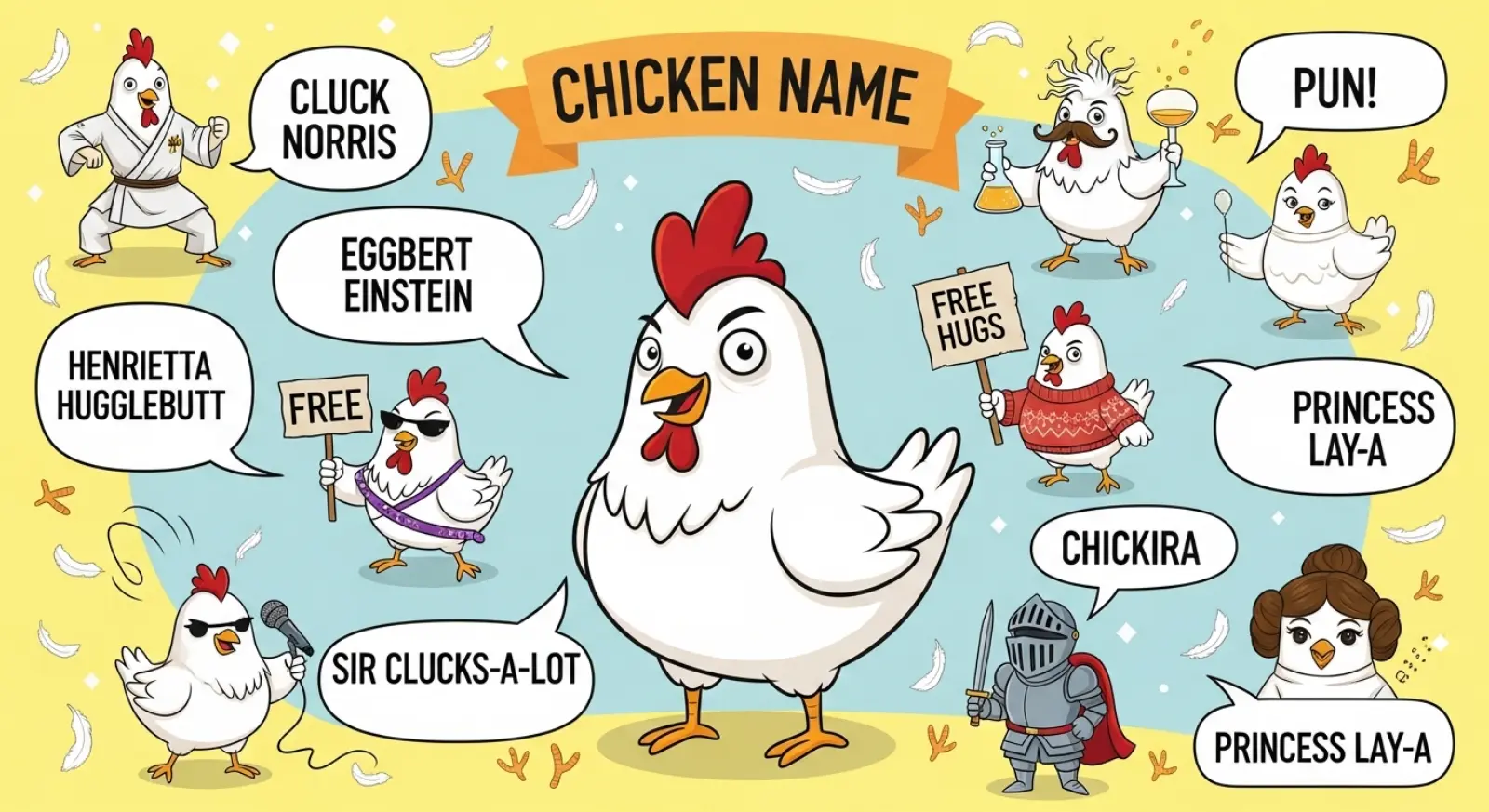 Chicken Names Puns