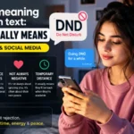 DND Meaning in Text