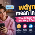 WDYM Mean in text