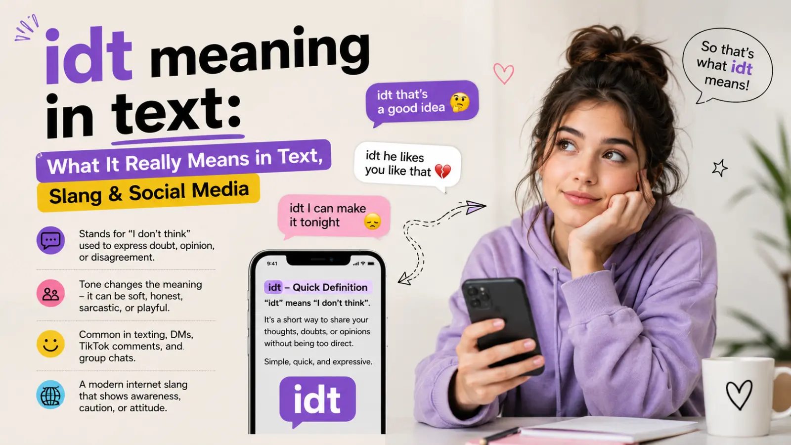 Idt Meaning in Text