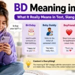 BD Meaning in Text