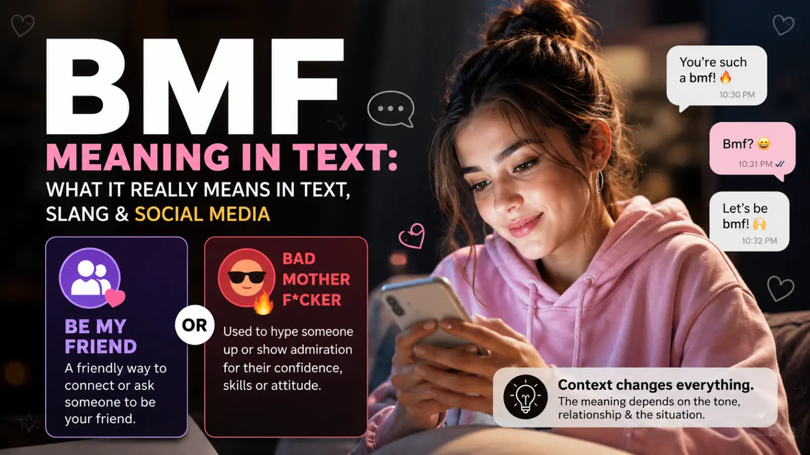 BMF Meaning in Text