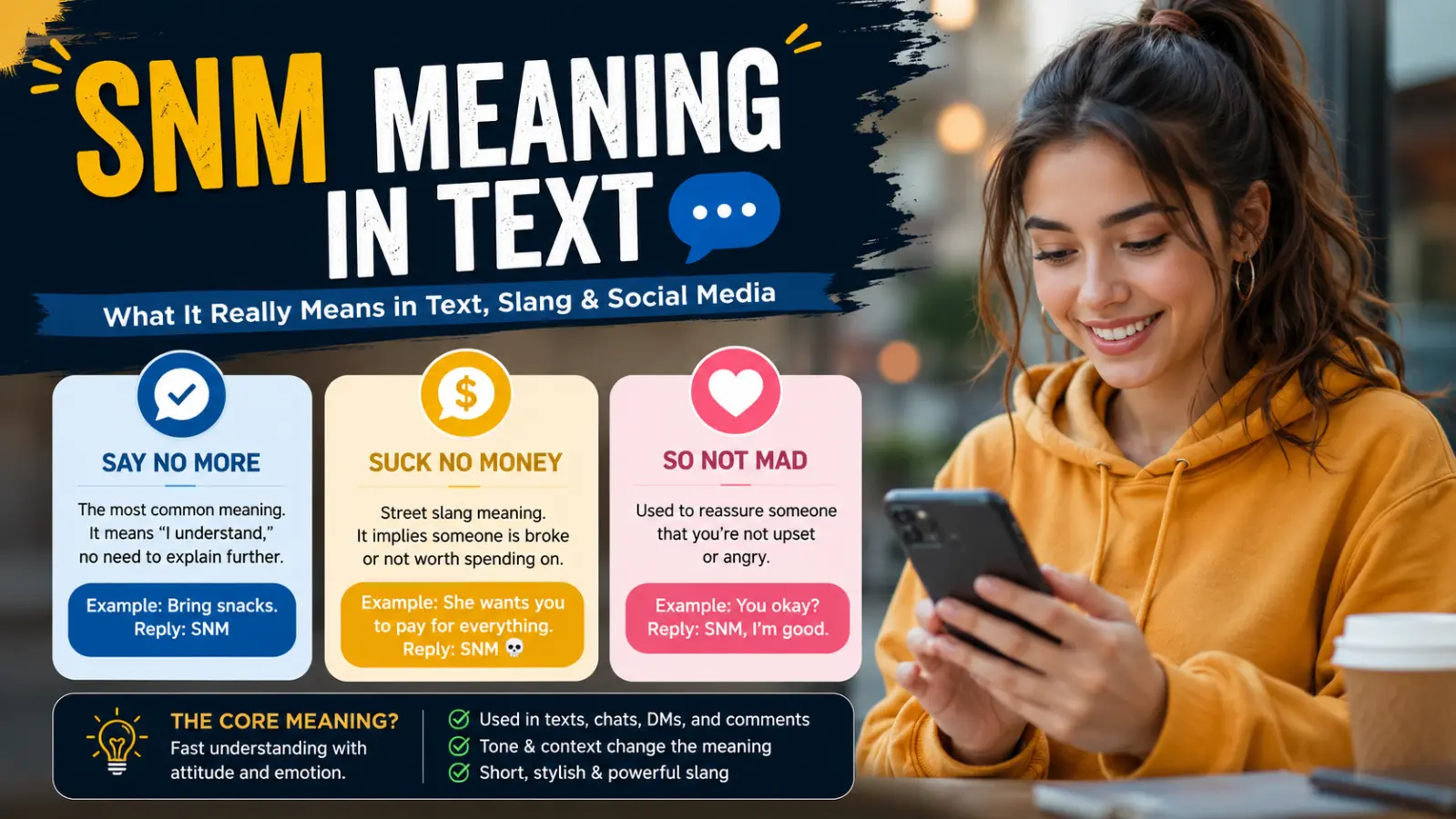 SNM Meaning in Text