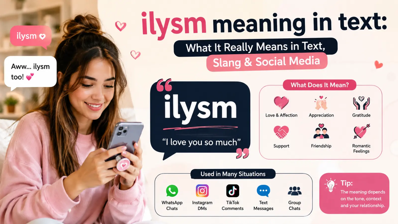 ILYSM Meaning in Text