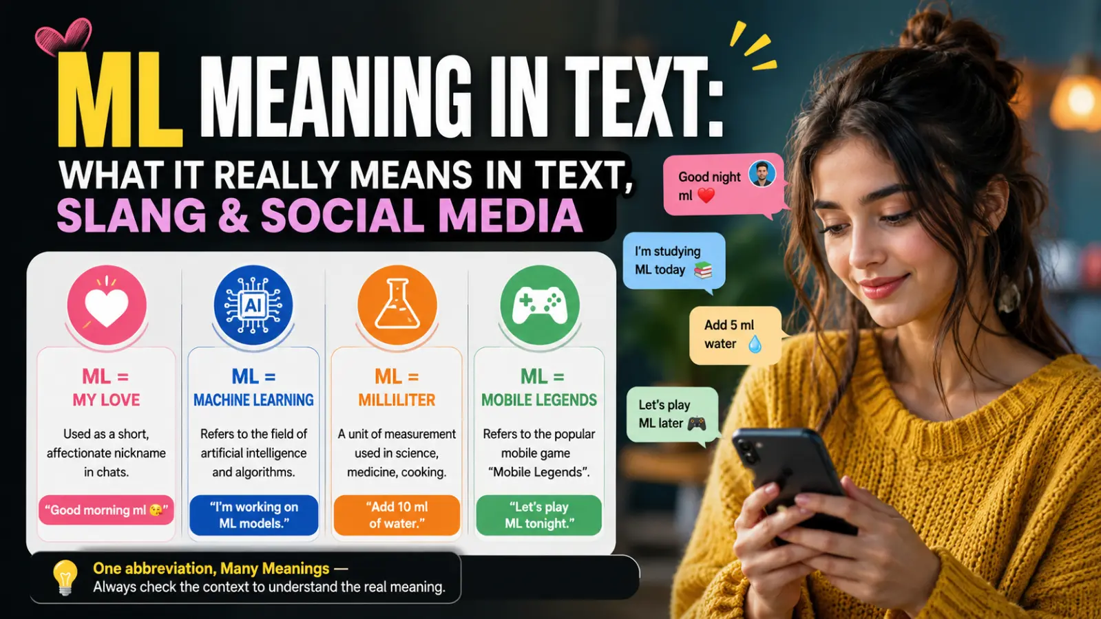 ML Meaning in Text