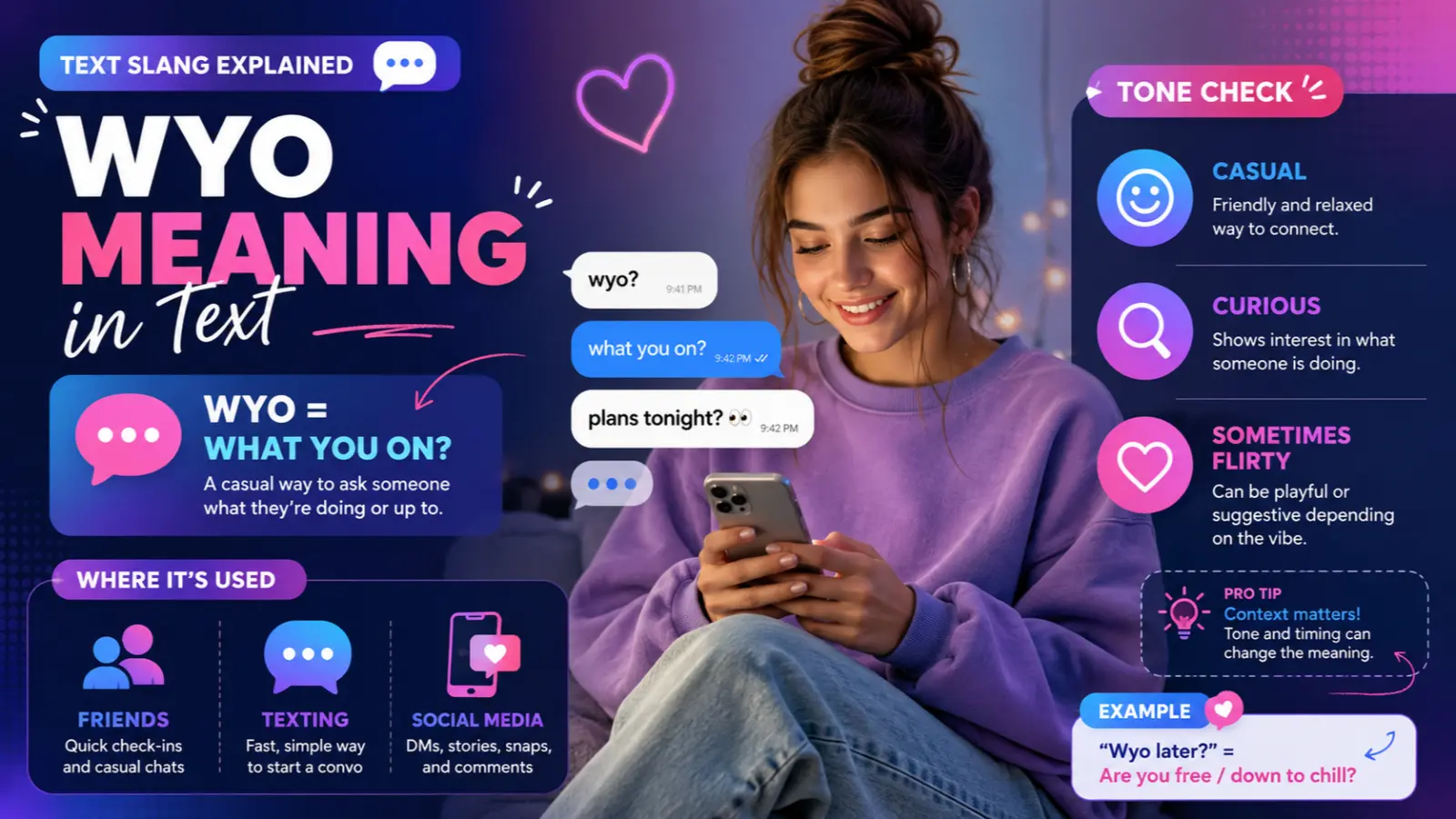 WYO Meaning in Text