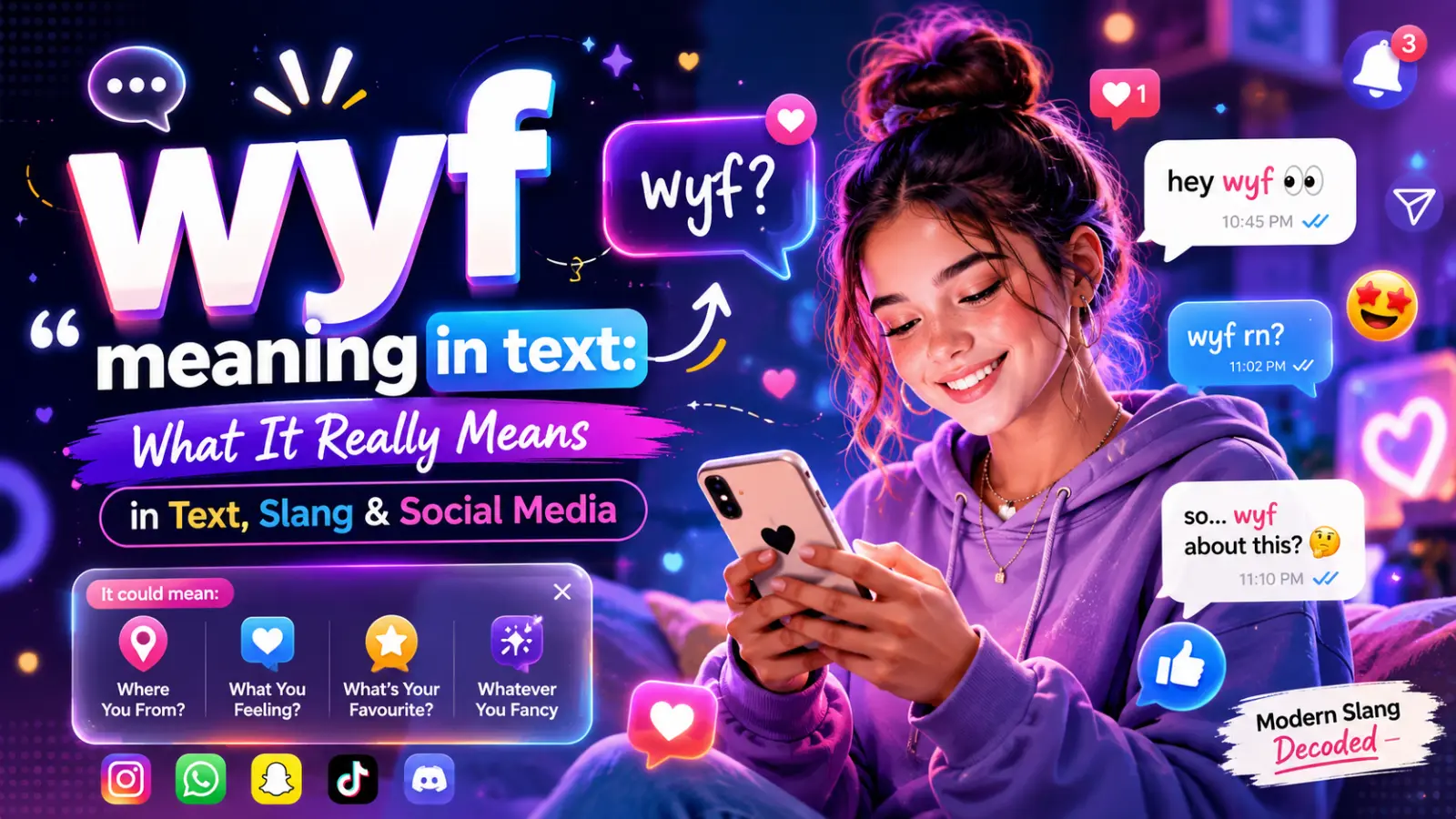 WYF Meaning in Text