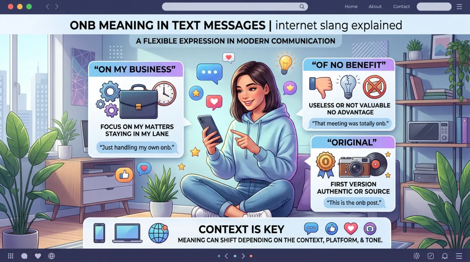 ONB Meaning in Text