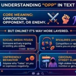 Opp Meaning in Text