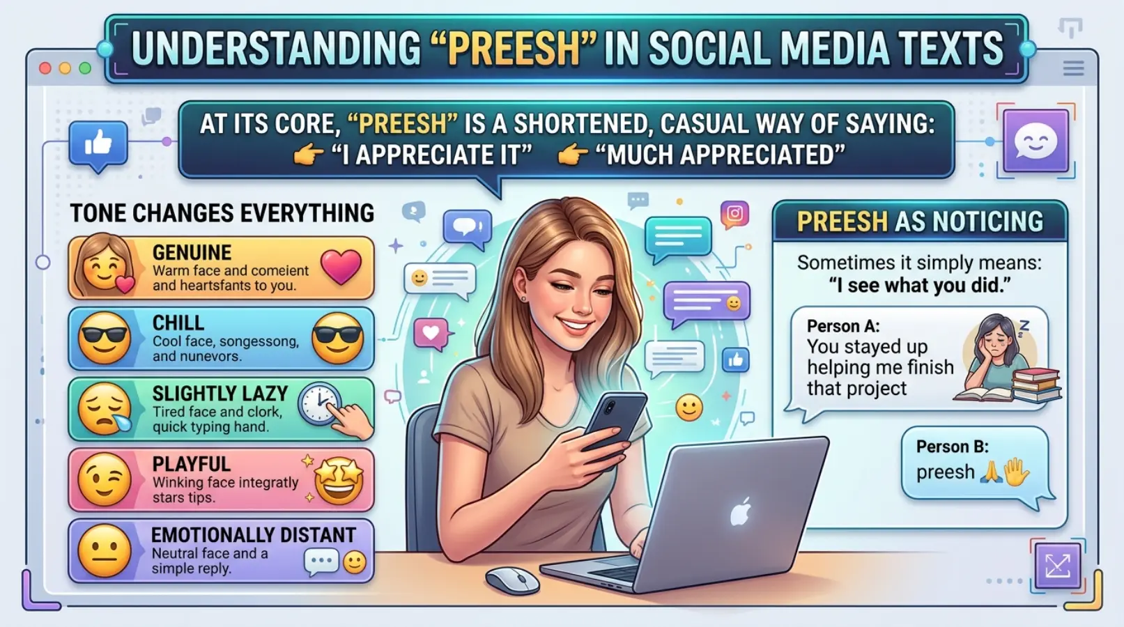 Preesh Meaning in Text