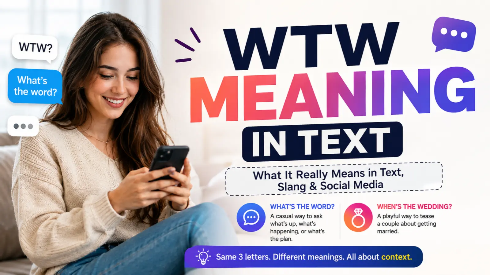 WTW Meaning in Text