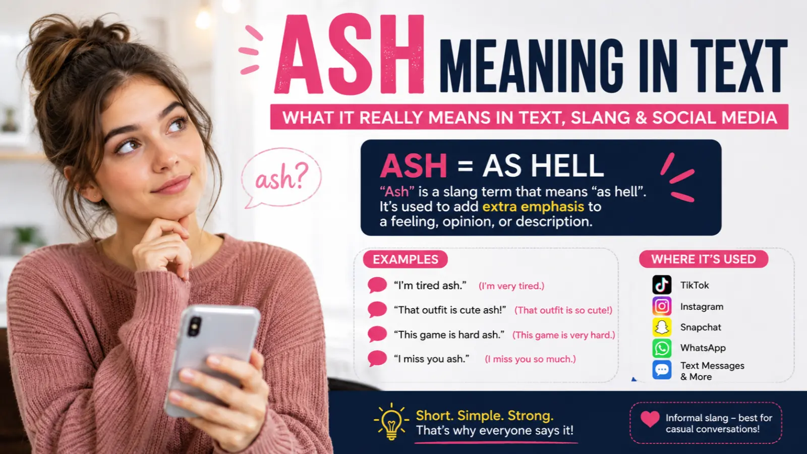 Ash Meaning in Text