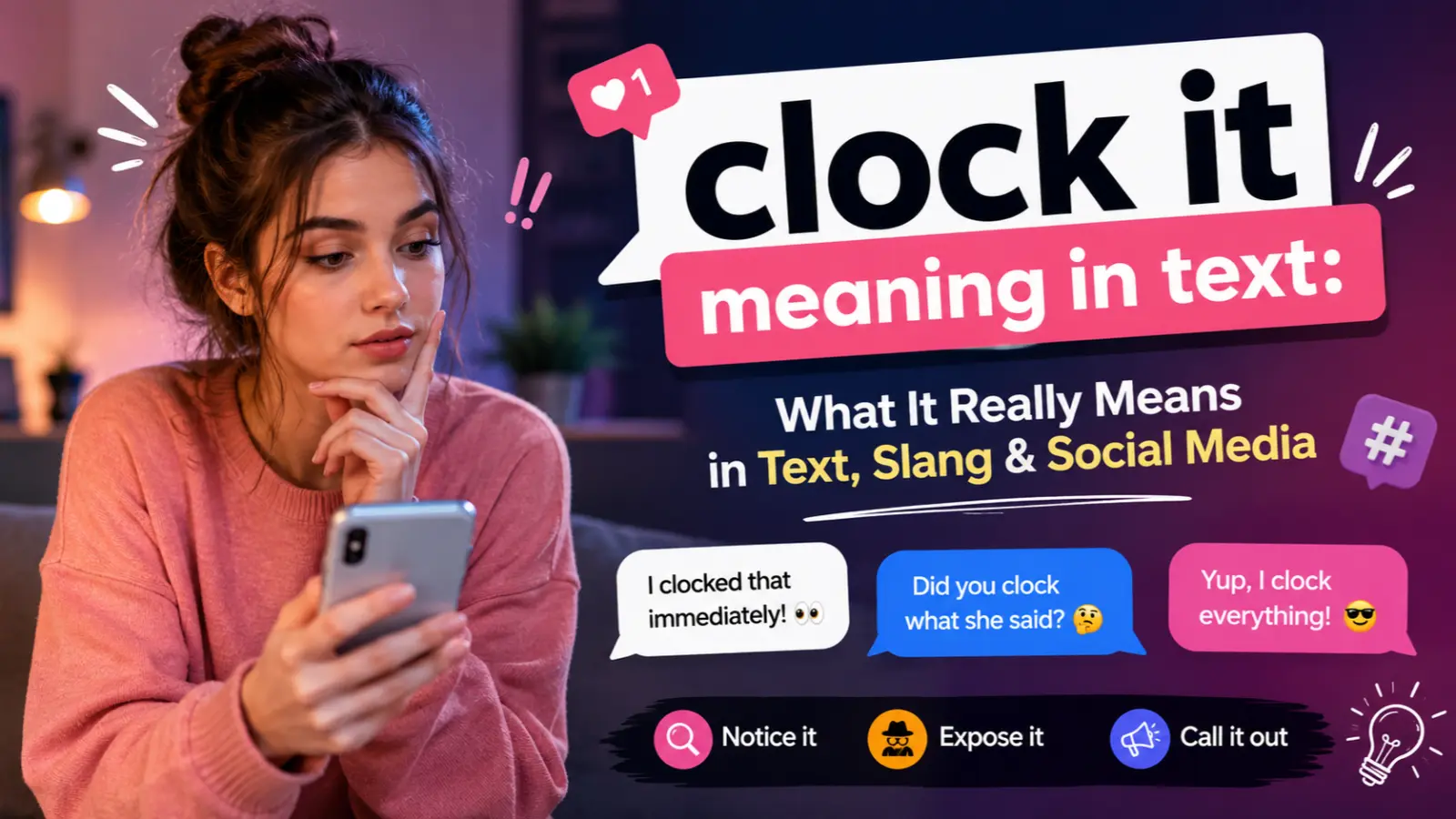Clock It Meaning In Text
