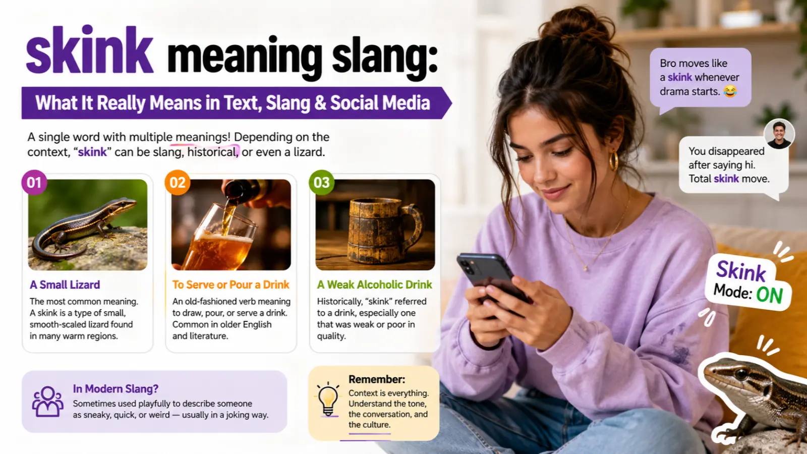 Skink Meaning Slang